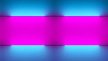 Neon lamp blue purple background. Music party background. photo