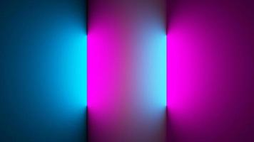 Neon lamp blue purple background. Music party background. photo