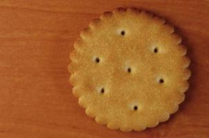 Classic round salted cracker photo