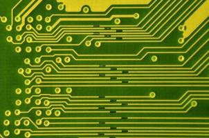 Macro of circuit board photo