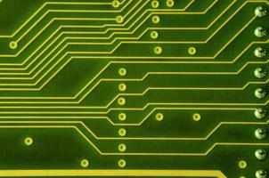 Macro of circuit board photo