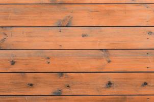 Varnished wood background from cabin exterior. Brown wood barn plank photo