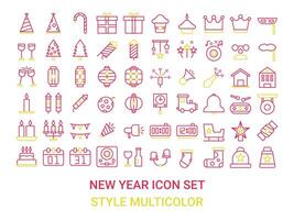 illustration vector and logo new year icon perfect. Icon sign from modern collection for mobile concept and web apps design. Nice design perfect.