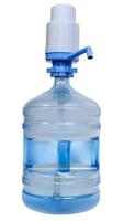 Drinking Water bottle with manual pump dispenser photo