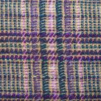 fondo de tela de lana verde, marrón y violeta foto