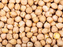 raw white chick peas photo