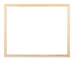 horizontal simple narrow unpainted picture frame photo