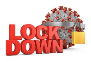 LOCKDOWN with coronavirus photo