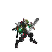 Mecha zum Angriff bereit png