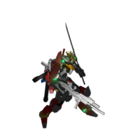 Mecha attack pose png