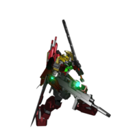 mecha redo till ge sig på png