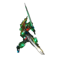 Mecha-Angriffspose png