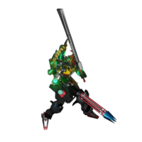 Mecha-Angriffspose png