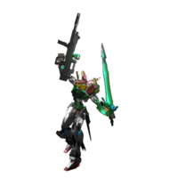 Mecha attack pose png