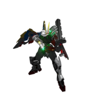 mecha redo till ge sig på png