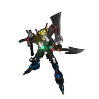 Mecha attack pose png