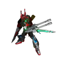 pose de ataque mecha png