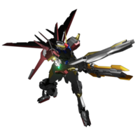 pose de ataque mecha png