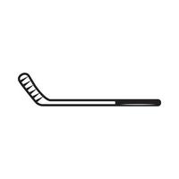 Vintage retro winter sport hockey stick. Can be used like emblem, logo, badge, label. mark, poster or print. Monochrome Graphic Art. Vector Illustration. Engraving