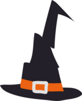 chapeau d'halloween illustration dessinée à la main png