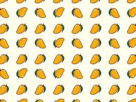 Mango seamless pattern. Mango seamless pattern background.Mango fruit graphic color seamless pattern. Can be used for packaging, wrapping paper, greeting cards, stickers, fabrics and prints. vector