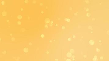Light orange bokeh gradient motion background loop. video
