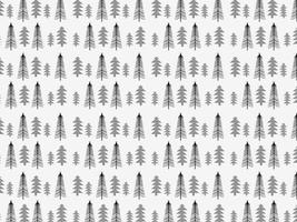 patrón gráfico inconsútil de invierno con árboles de navidad. el diseño utilizado para impresión, fondo, envoltura de regalos, ropa de bebé, textil, ilustración vectorial vector