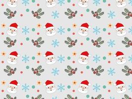 Vector seamless pattern with santa claus for Christmas and New Years .For gifts wrap, background, fabric, decoration, and etc