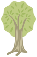 färgrik natur design element. png med transparent bakgrund.