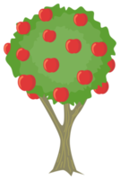 kleurrijk natuur ontwerp element. PNG met transparant achtergrond.