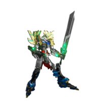 mecha redo till ge sig på png