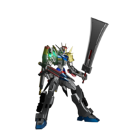 pose de ataque mecha png