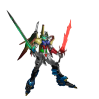 pose de ataque mecha png