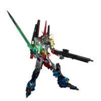 Mecha attack pose png