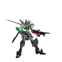 pose de ataque mecha png