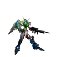 mecha redo till ge sig på png