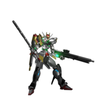 mecha redo till ge sig på png