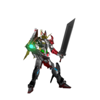 mecha listo para atacar png