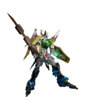 pose de ataque mecha png