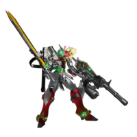 Mecha attack pose png