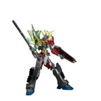 pose de ataque mecha png