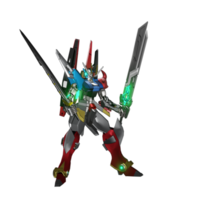 pose de ataque mecha png