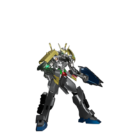 Mecha attack pose png