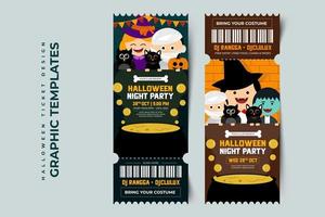 Halloween graphic design simple and elegant template that is easy to customize vector