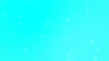 Cyan bokeh gradient motion background loop. video