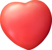 rood harten bal voor liefde bruiloft en valentijnsdag dag png