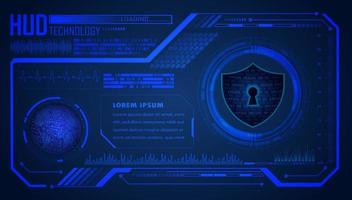 Modern HUD Technology Background vector
