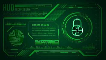 Modern HUD Technology Background vector