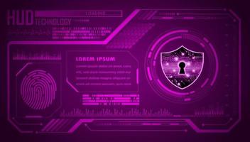 Modern HUD Technology Background vector