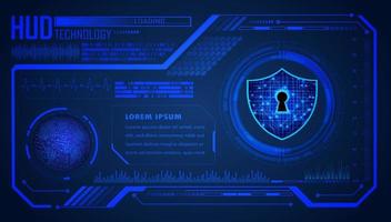 Modern HUD Technology Background vector